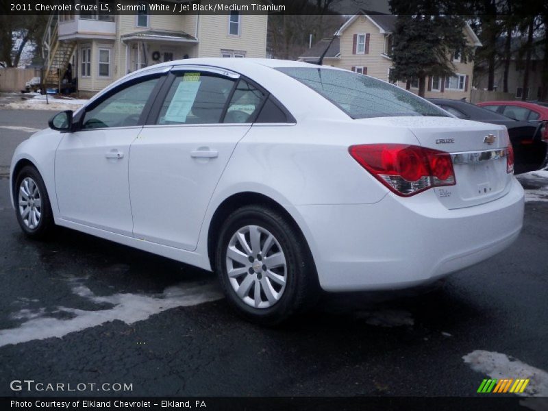 Summit White / Jet Black/Medium Titanium 2011 Chevrolet Cruze LS