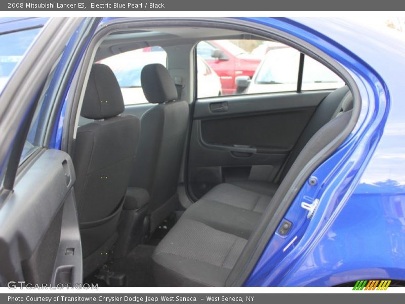 Electric Blue Pearl / Black 2008 Mitsubishi Lancer ES