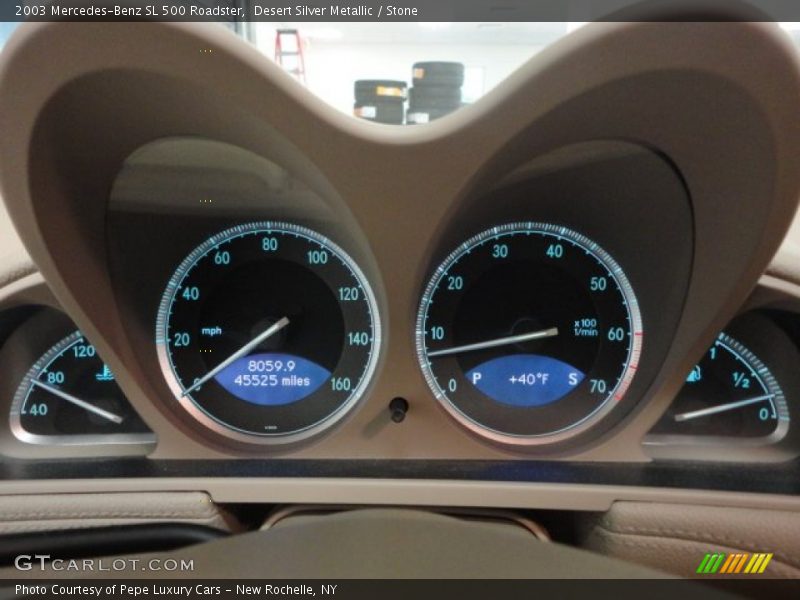  2003 SL 500 Roadster 500 Roadster Gauges