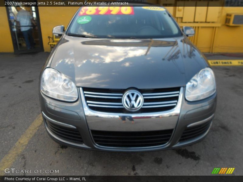 Platinum Grey Metallic / Anthracite 2007 Volkswagen Jetta 2.5 Sedan