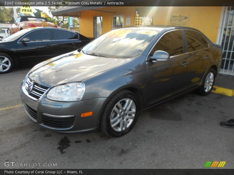 Platinum Grey Metallic / Anthracite 2007 Volkswagen Jetta 2.5 Sedan