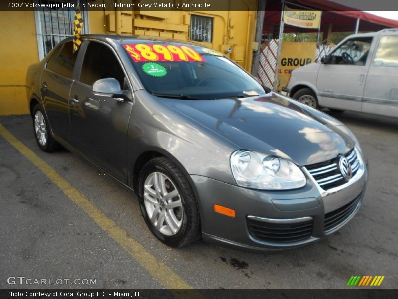 Platinum Grey Metallic / Anthracite 2007 Volkswagen Jetta 2.5 Sedan