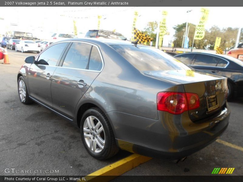 Platinum Grey Metallic / Anthracite 2007 Volkswagen Jetta 2.5 Sedan