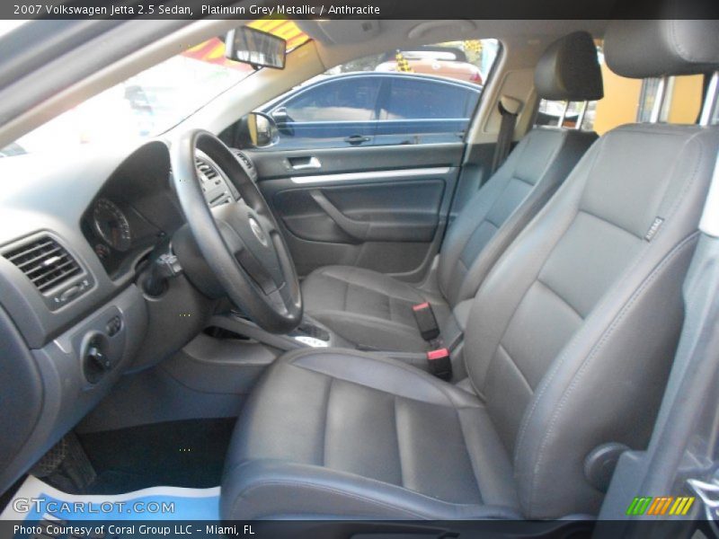 Platinum Grey Metallic / Anthracite 2007 Volkswagen Jetta 2.5 Sedan