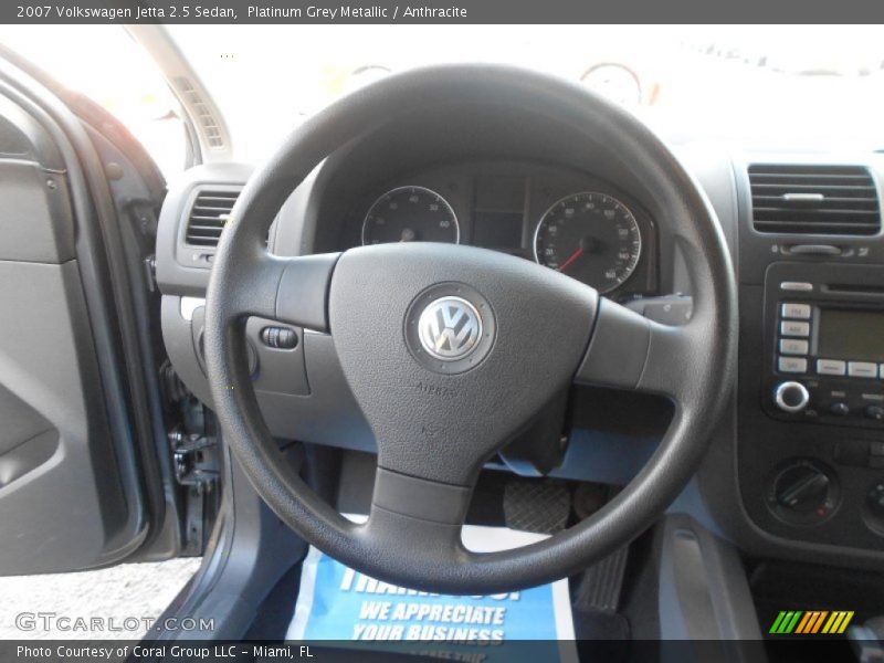 Platinum Grey Metallic / Anthracite 2007 Volkswagen Jetta 2.5 Sedan