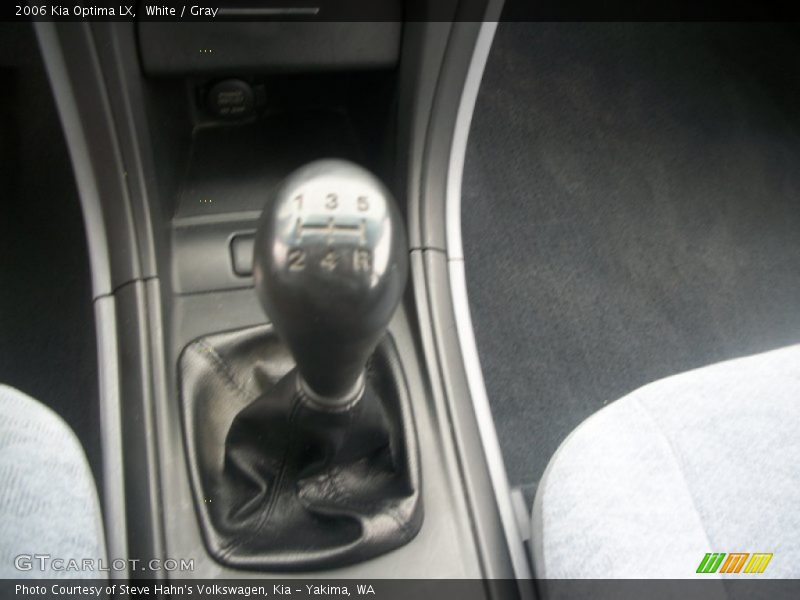 White / Gray 2006 Kia Optima LX
