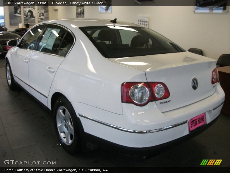 Candy White / Black 2007 Volkswagen Passat 2.0T Sedan
