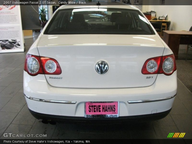 Candy White / Black 2007 Volkswagen Passat 2.0T Sedan