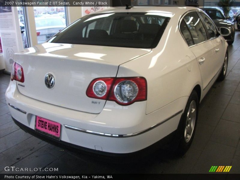 Candy White / Black 2007 Volkswagen Passat 2.0T Sedan