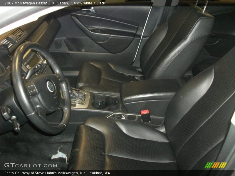 Candy White / Black 2007 Volkswagen Passat 2.0T Sedan