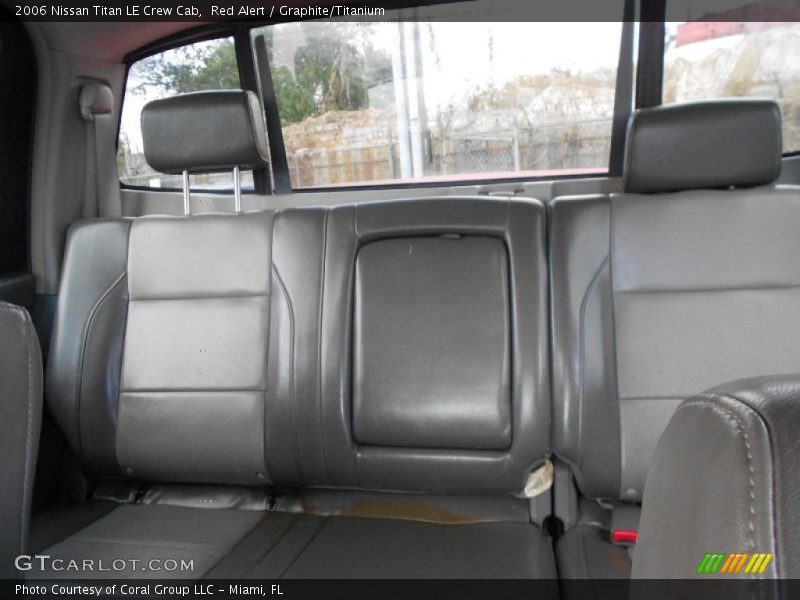 Red Alert / Graphite/Titanium 2006 Nissan Titan LE Crew Cab