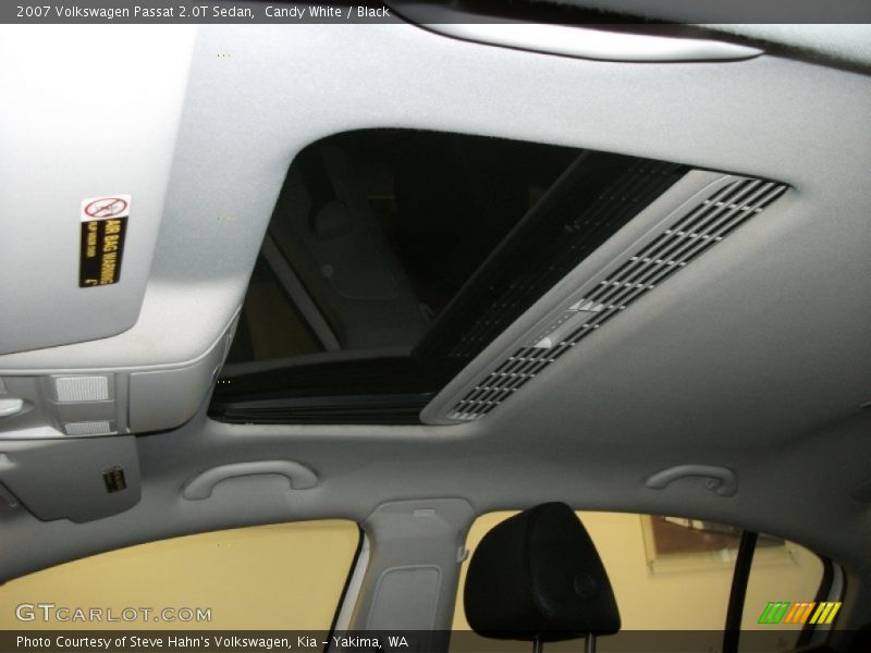 Candy White / Black 2007 Volkswagen Passat 2.0T Sedan