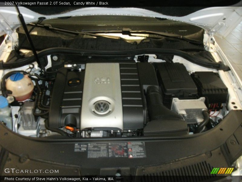 Candy White / Black 2007 Volkswagen Passat 2.0T Sedan
