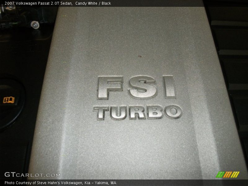 Candy White / Black 2007 Volkswagen Passat 2.0T Sedan