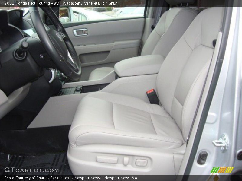Front Seat of 2011 Pilot Touring 4WD