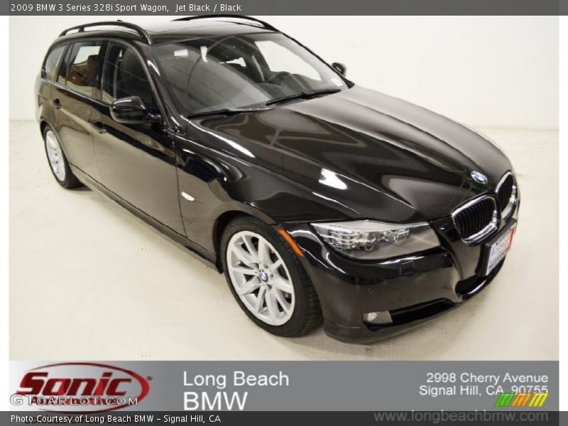 Jet Black / Black 2009 BMW 3 Series 328i Sport Wagon