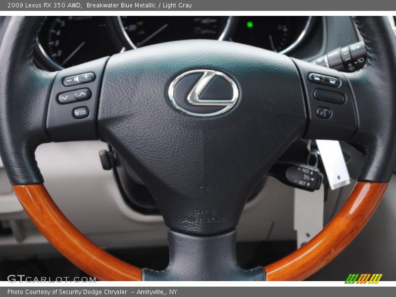 Breakwater Blue Metallic / Light Gray 2009 Lexus RX 350 AWD