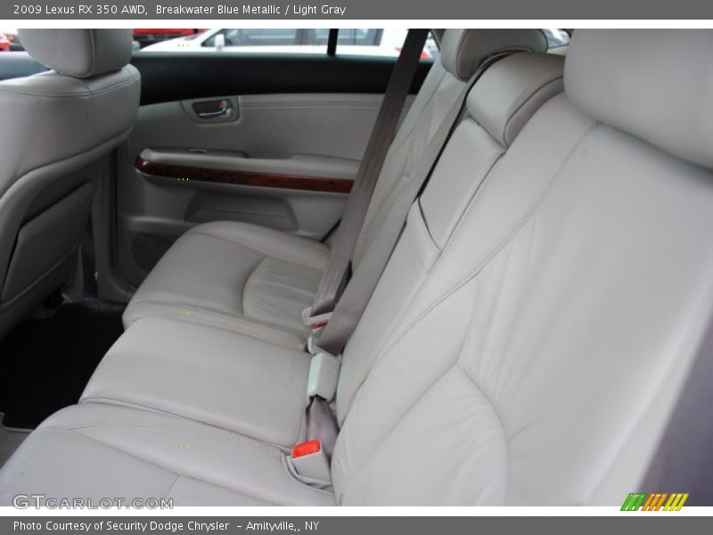 Breakwater Blue Metallic / Light Gray 2009 Lexus RX 350 AWD