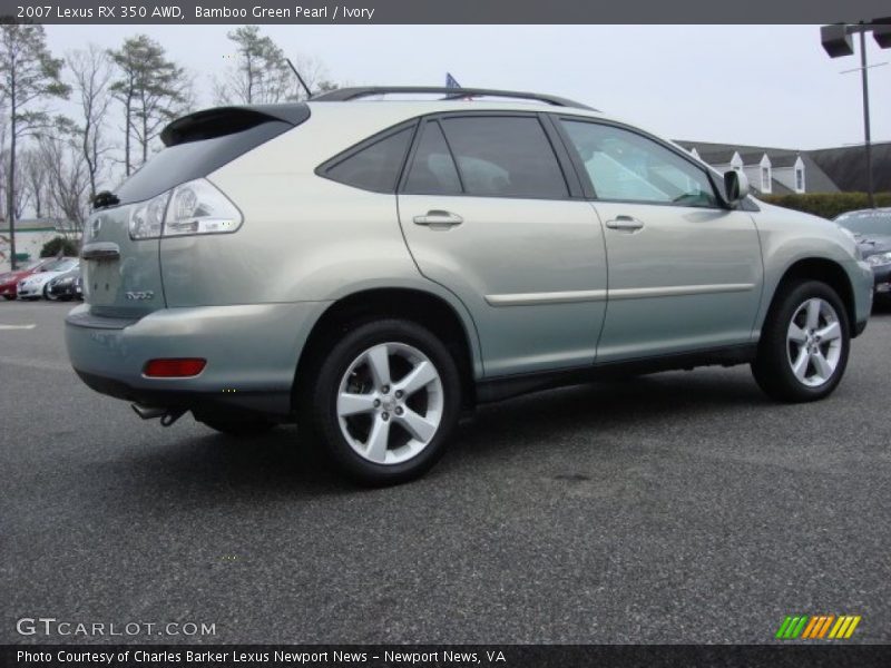 Bamboo Green Pearl / Ivory 2007 Lexus RX 350 AWD