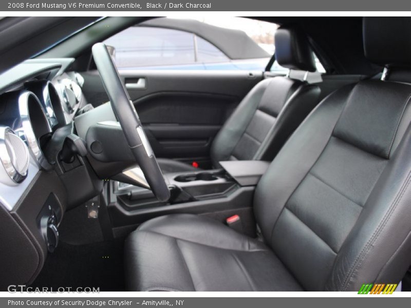 Black / Dark Charcoal 2008 Ford Mustang V6 Premium Convertible