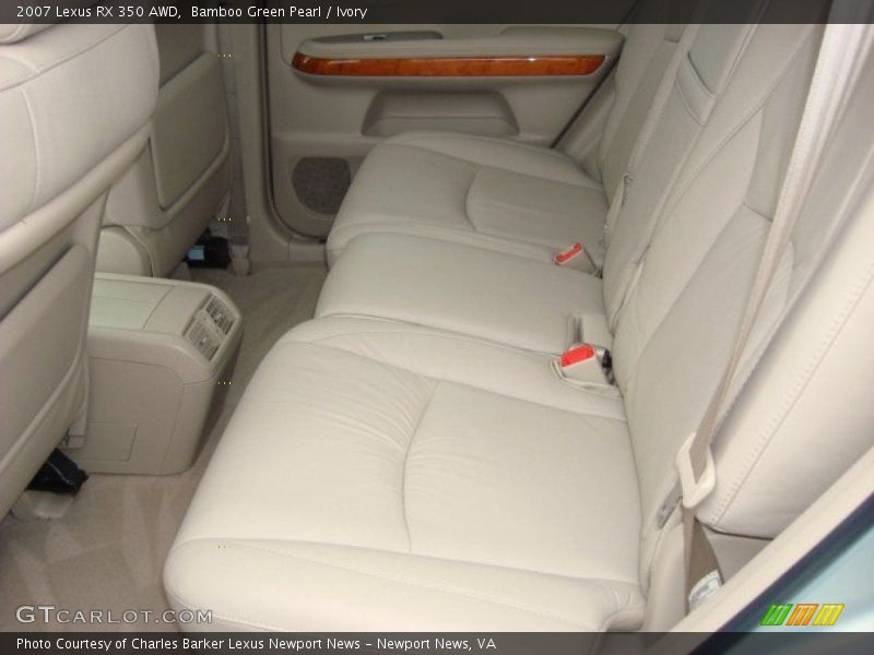 Bamboo Green Pearl / Ivory 2007 Lexus RX 350 AWD
