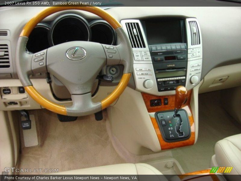 Bamboo Green Pearl / Ivory 2007 Lexus RX 350 AWD