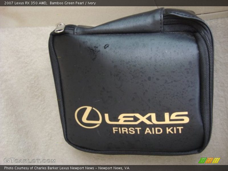 Bamboo Green Pearl / Ivory 2007 Lexus RX 350 AWD