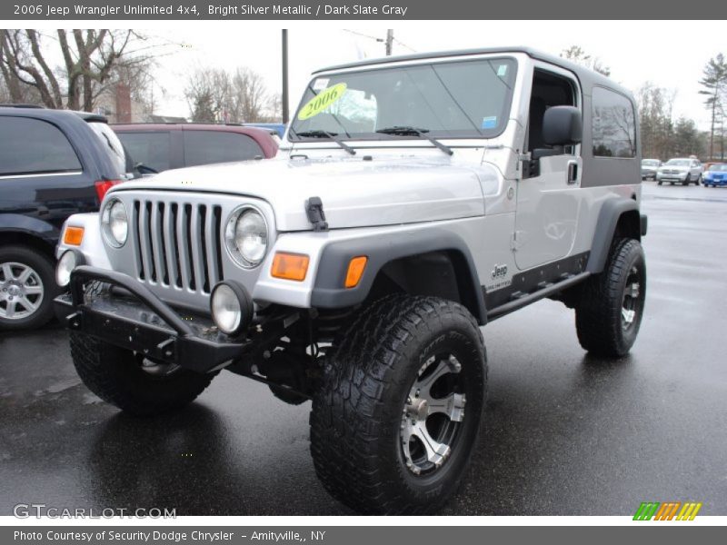 Bright Silver Metallic / Dark Slate Gray 2006 Jeep Wrangler Unlimited 4x4