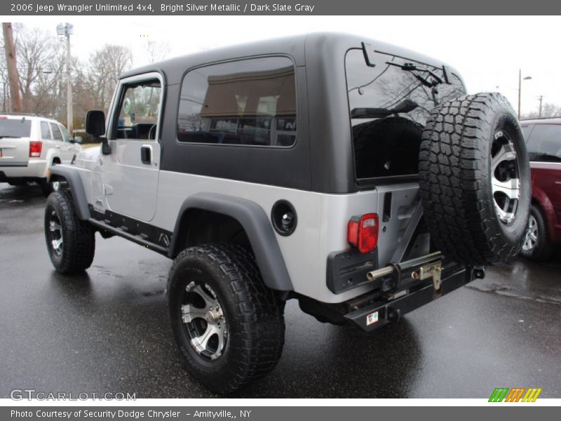 Bright Silver Metallic / Dark Slate Gray 2006 Jeep Wrangler Unlimited 4x4