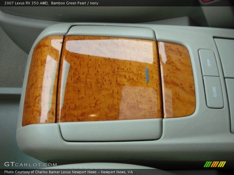 Bamboo Green Pearl / Ivory 2007 Lexus RX 350 AWD