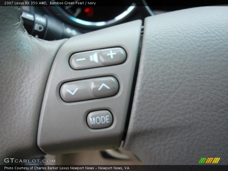 Bamboo Green Pearl / Ivory 2007 Lexus RX 350 AWD