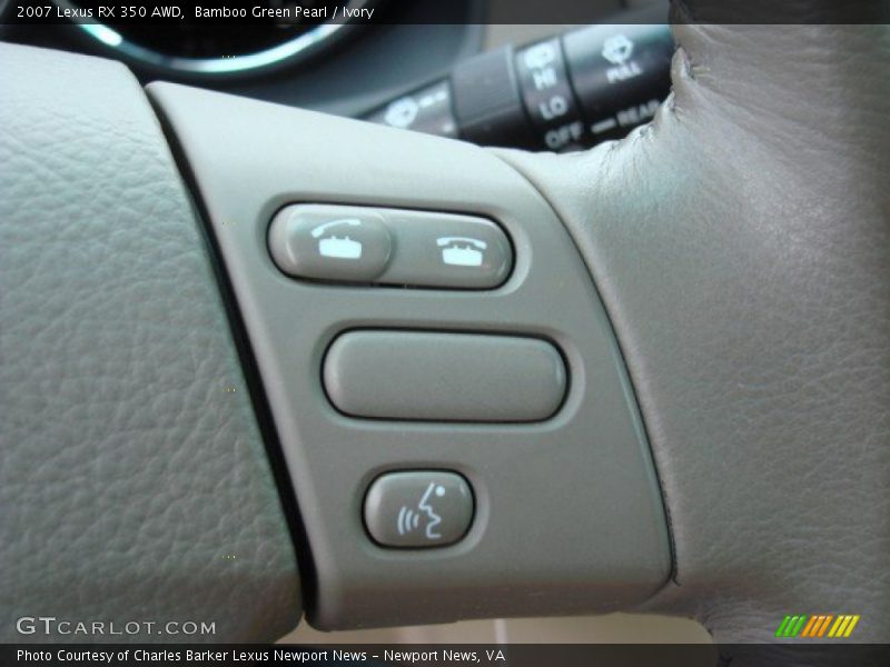 Bamboo Green Pearl / Ivory 2007 Lexus RX 350 AWD