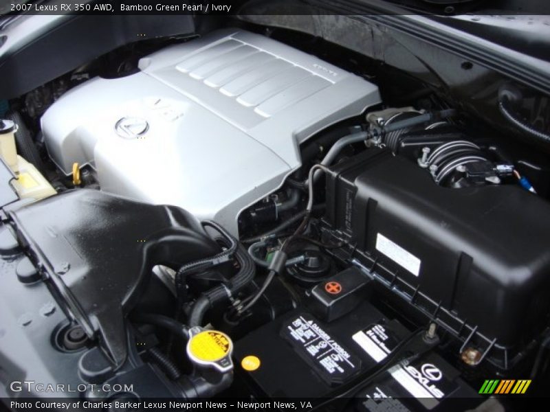 Bamboo Green Pearl / Ivory 2007 Lexus RX 350 AWD
