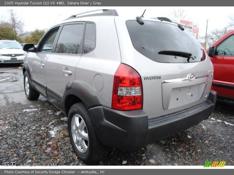 Sahara Silver / Gray 2005 Hyundai Tucson GLS V6 4WD