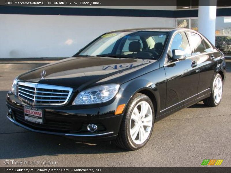 Black / Black 2008 Mercedes-Benz C 300 4Matic Luxury