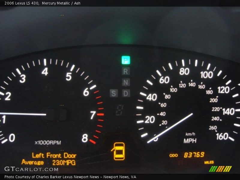 Mercury Metallic / Ash 2006 Lexus LS 430