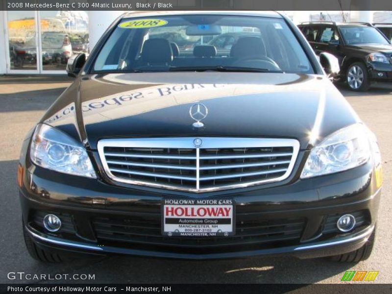Black / Black 2008 Mercedes-Benz C 300 4Matic Luxury