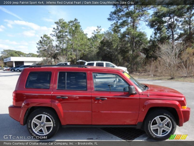 Inferno Red Crystal Pearl / Dark Slate Gray/Medium Slate Gray 2009 Jeep Patriot Sport 4x4