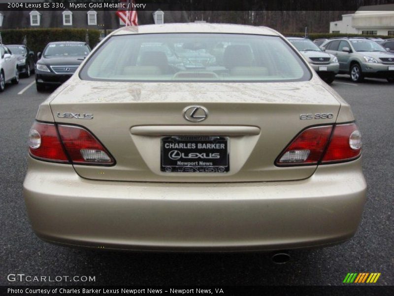 Mystic Gold Metallic / Ivory 2004 Lexus ES 330