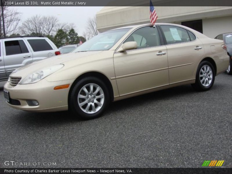 Mystic Gold Metallic / Ivory 2004 Lexus ES 330