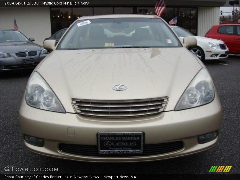 Mystic Gold Metallic / Ivory 2004 Lexus ES 330