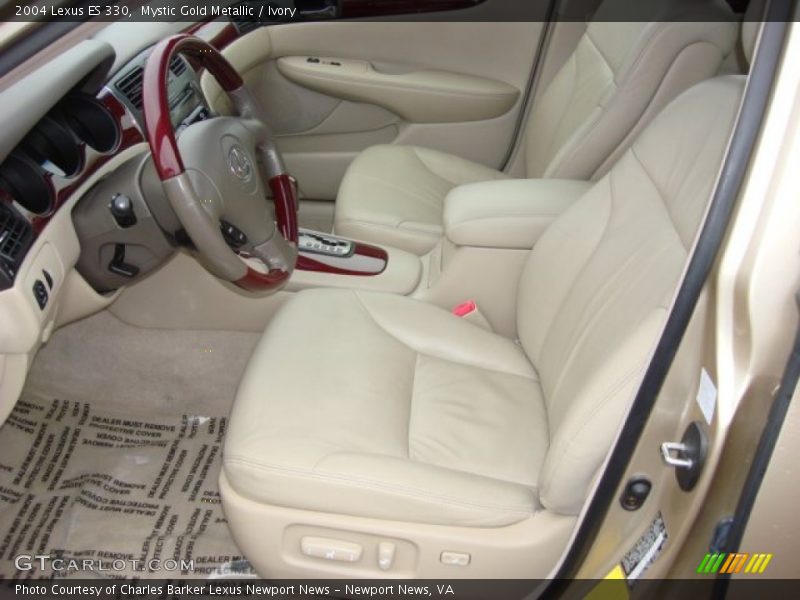Mystic Gold Metallic / Ivory 2004 Lexus ES 330