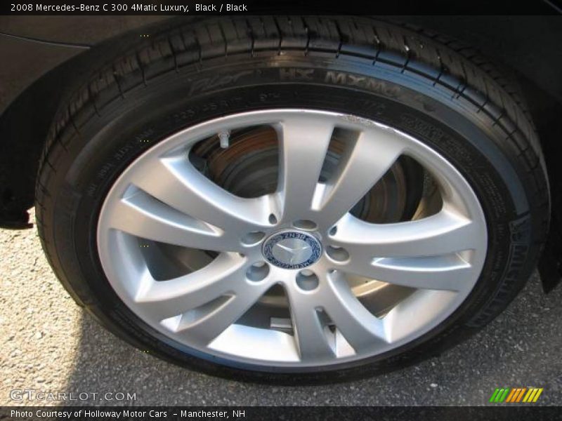 Black / Black 2008 Mercedes-Benz C 300 4Matic Luxury
