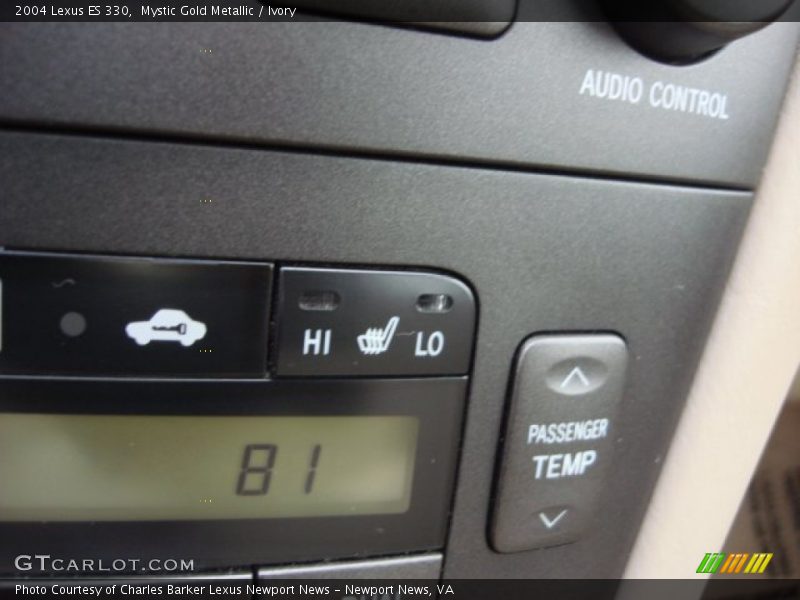 Mystic Gold Metallic / Ivory 2004 Lexus ES 330