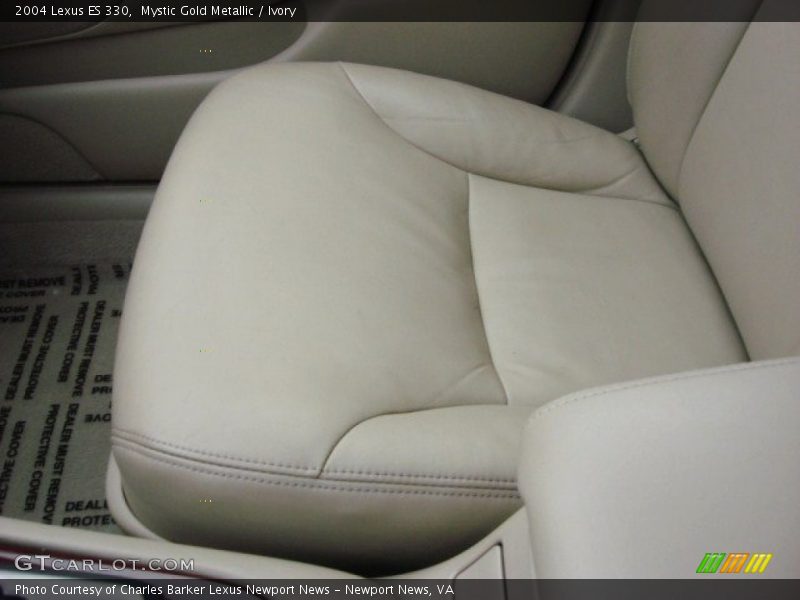 Mystic Gold Metallic / Ivory 2004 Lexus ES 330