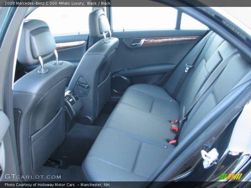 Black / Black 2008 Mercedes-Benz C 300 4Matic Luxury