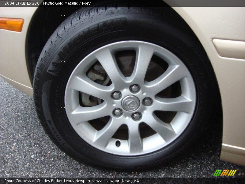 Mystic Gold Metallic / Ivory 2004 Lexus ES 330