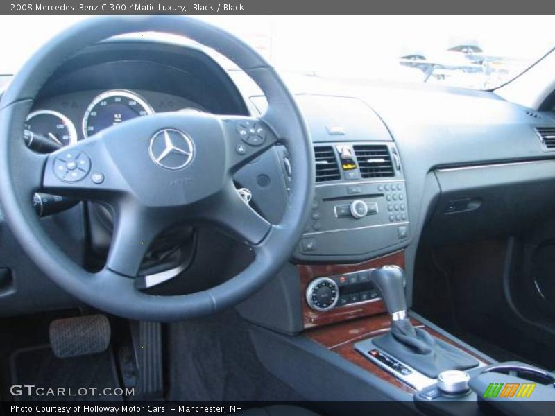 Black / Black 2008 Mercedes-Benz C 300 4Matic Luxury