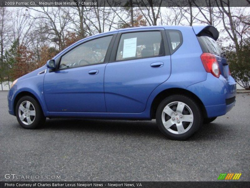 Medium Blue Metallic / Charcoal 2009 Pontiac G3