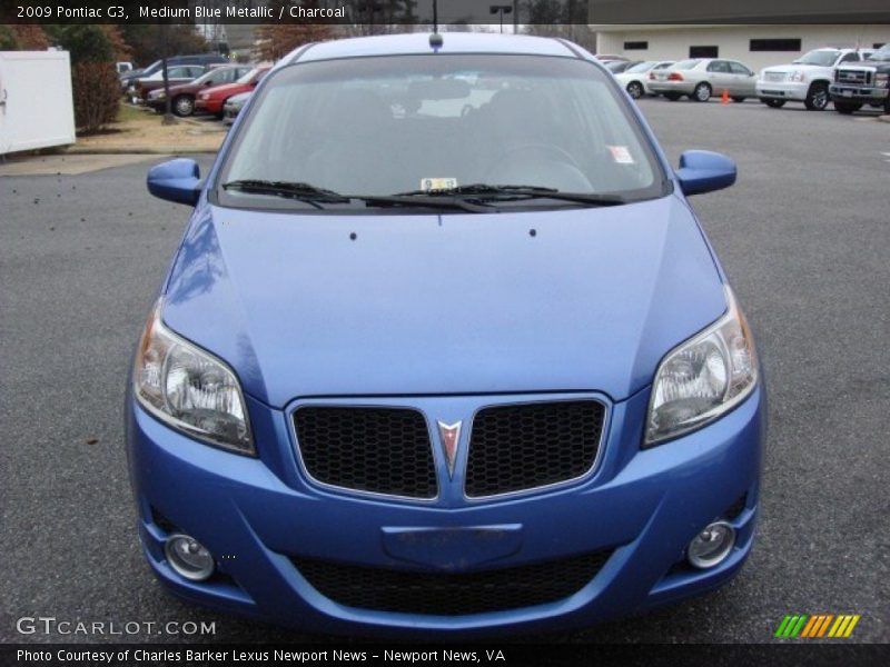 Medium Blue Metallic / Charcoal 2009 Pontiac G3